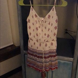 Spaghetti strap romper